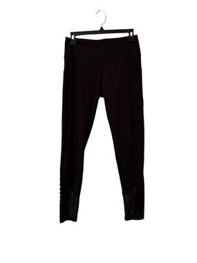Victoria Secret Knockout Black Mesh Pocket Athletic Leggings